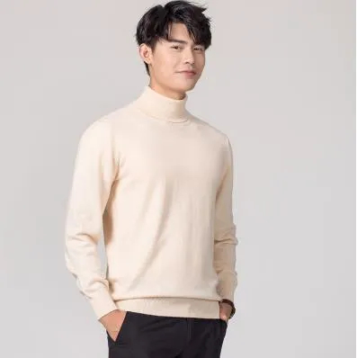 Turtleneck Long Sleeve Cashmere Sweater