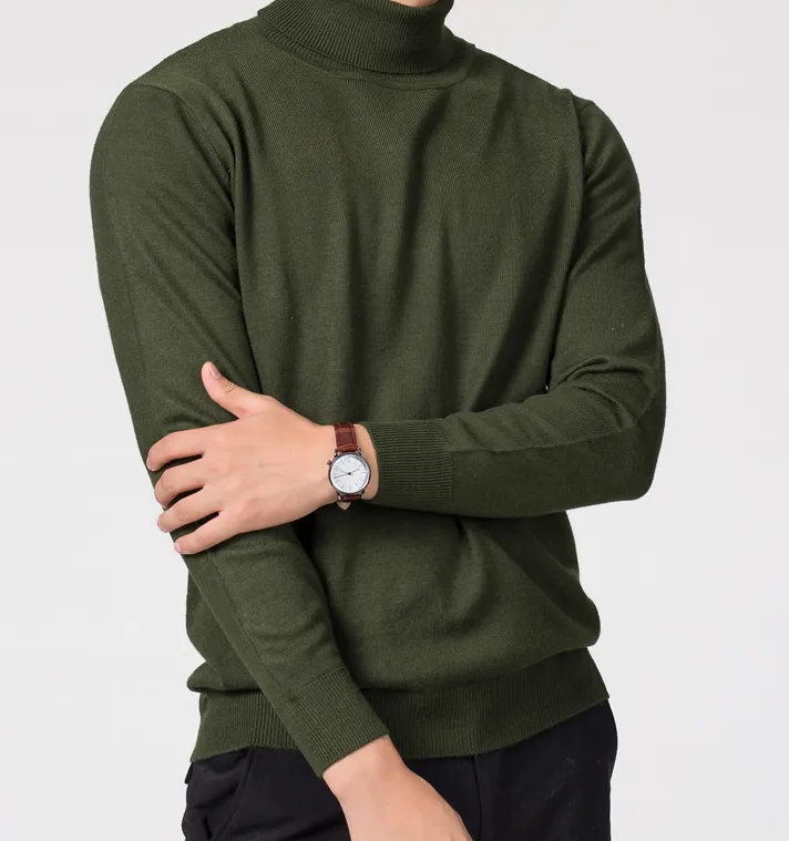 Turtleneck Long Sleeve Cashmere Sweater