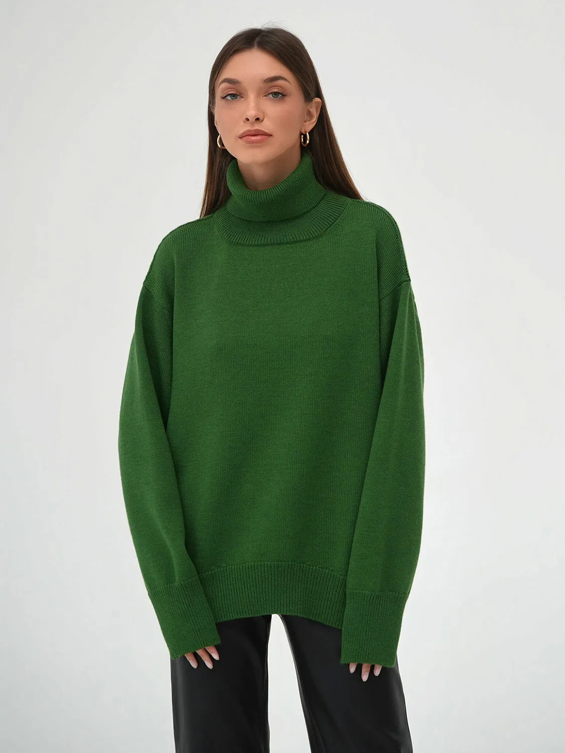 Turtleneck Long Sleeve Sweater