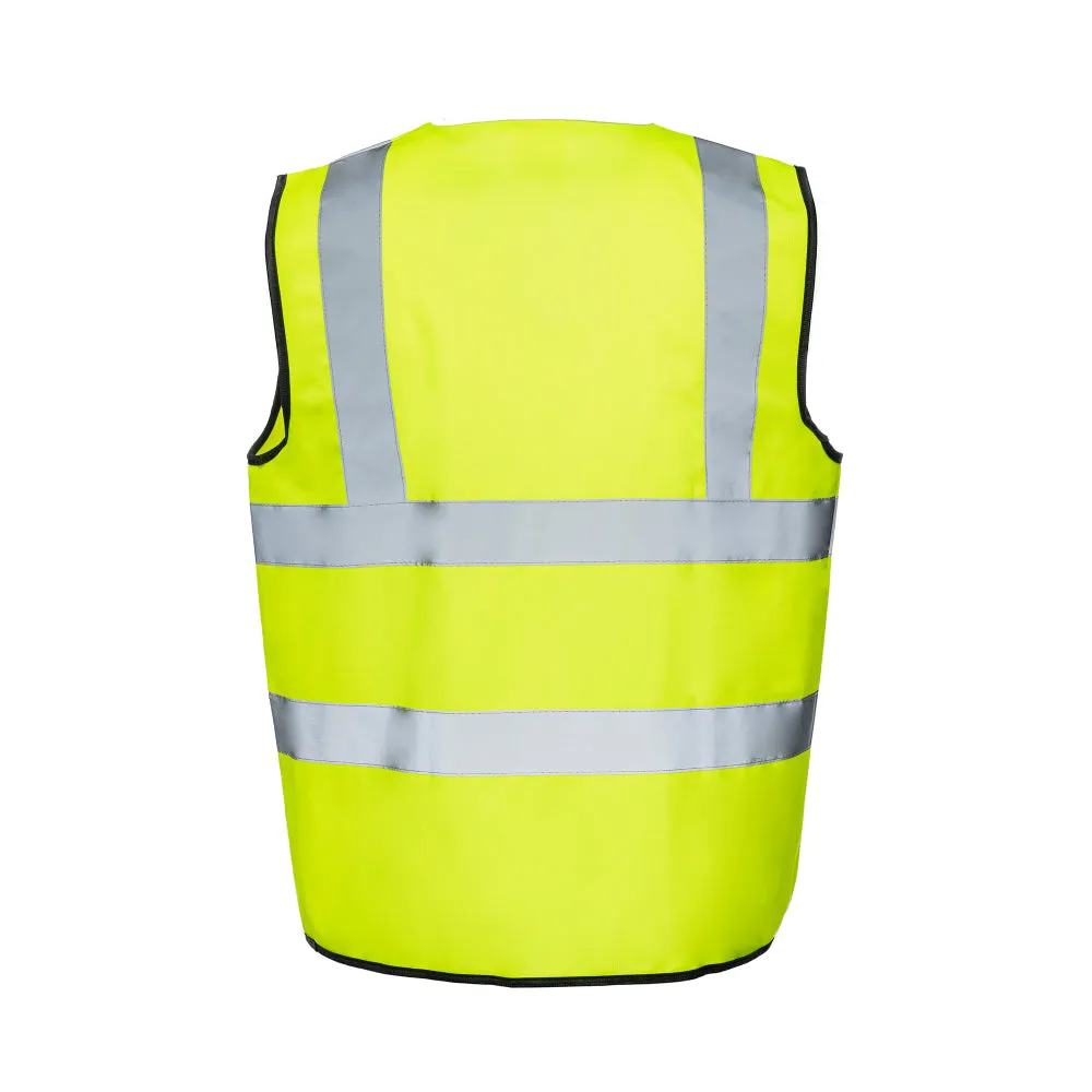 Two Band High Visibility Solid Safety Vest - 101 Series - ANSI Class 2