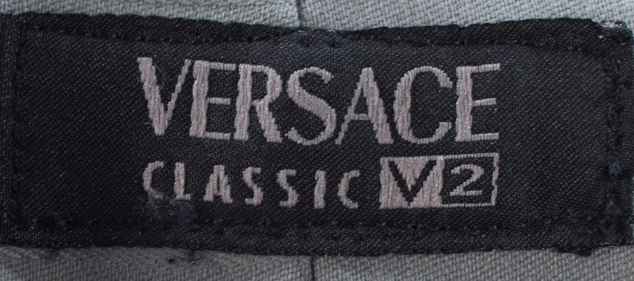 Versace Classic V2 Touser Suit Grey Wool IT Size 42 (UK10)