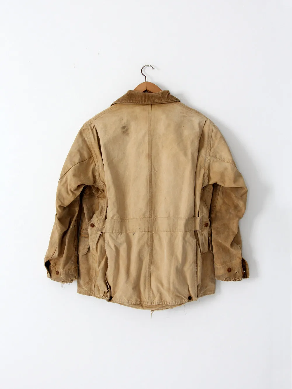 vintage 30s Duxbak field coat