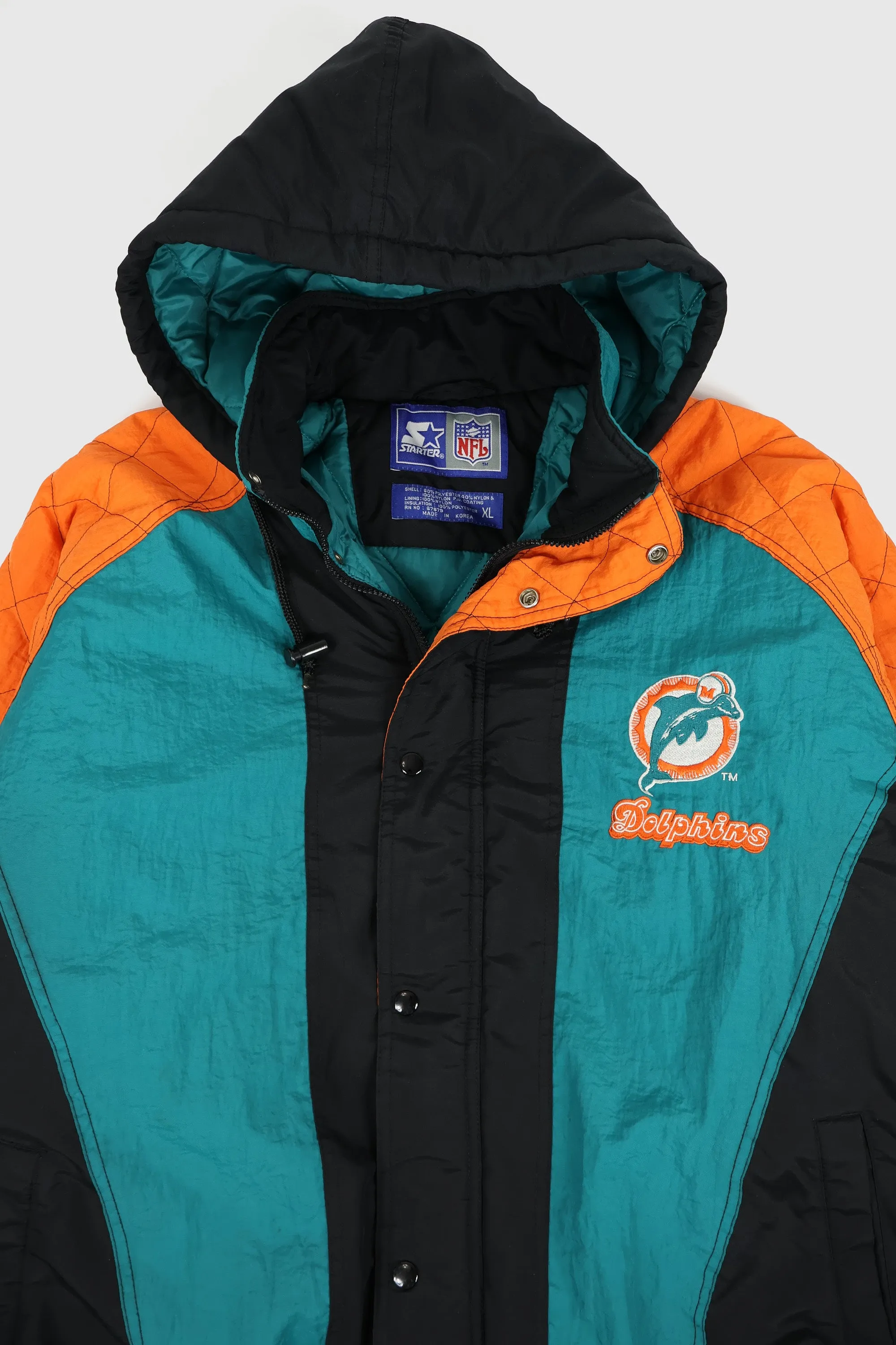 Vintage Miami Dolphins Starter Puffer Jacket