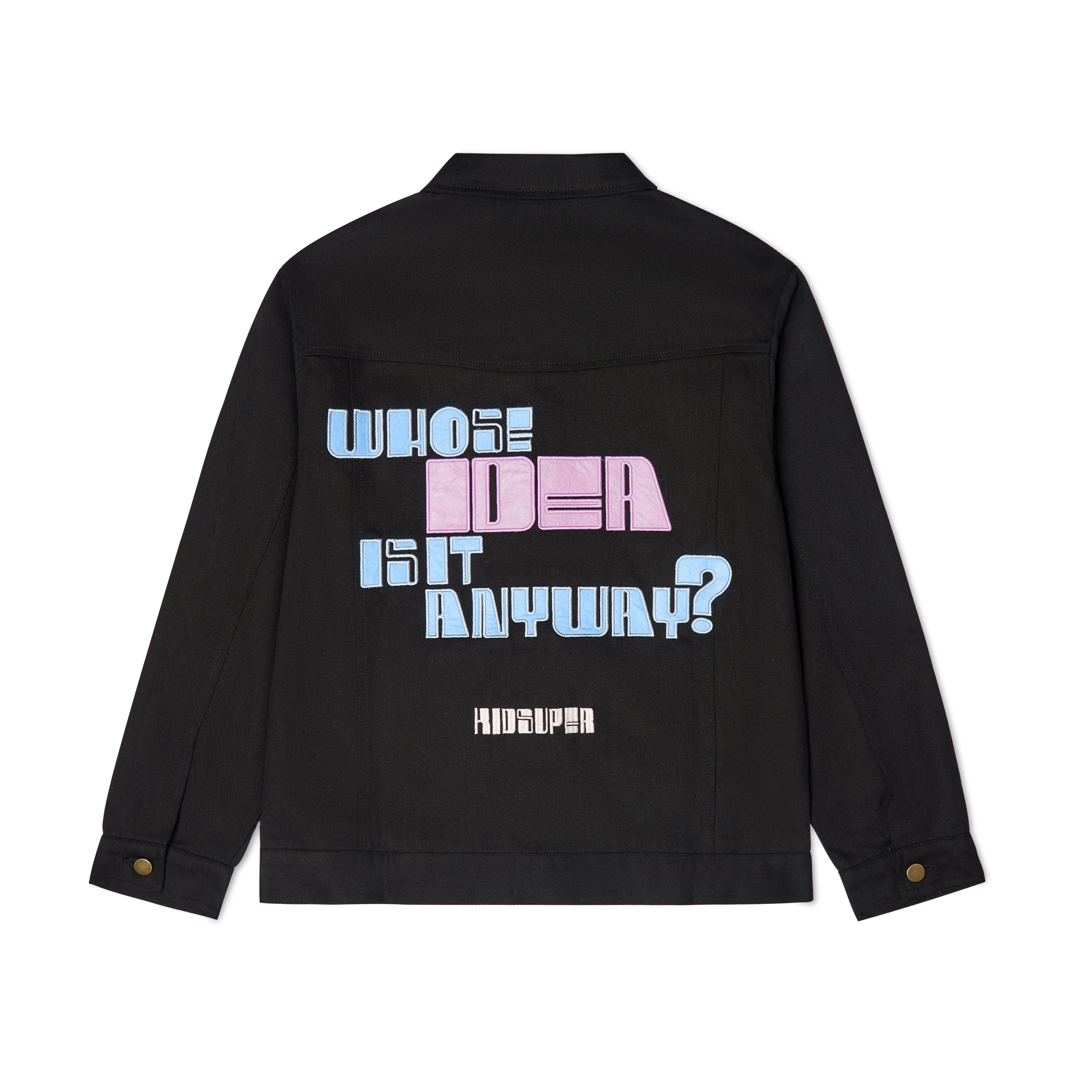 Whose Idea is it Anyway Patched Work Jacket [Black]