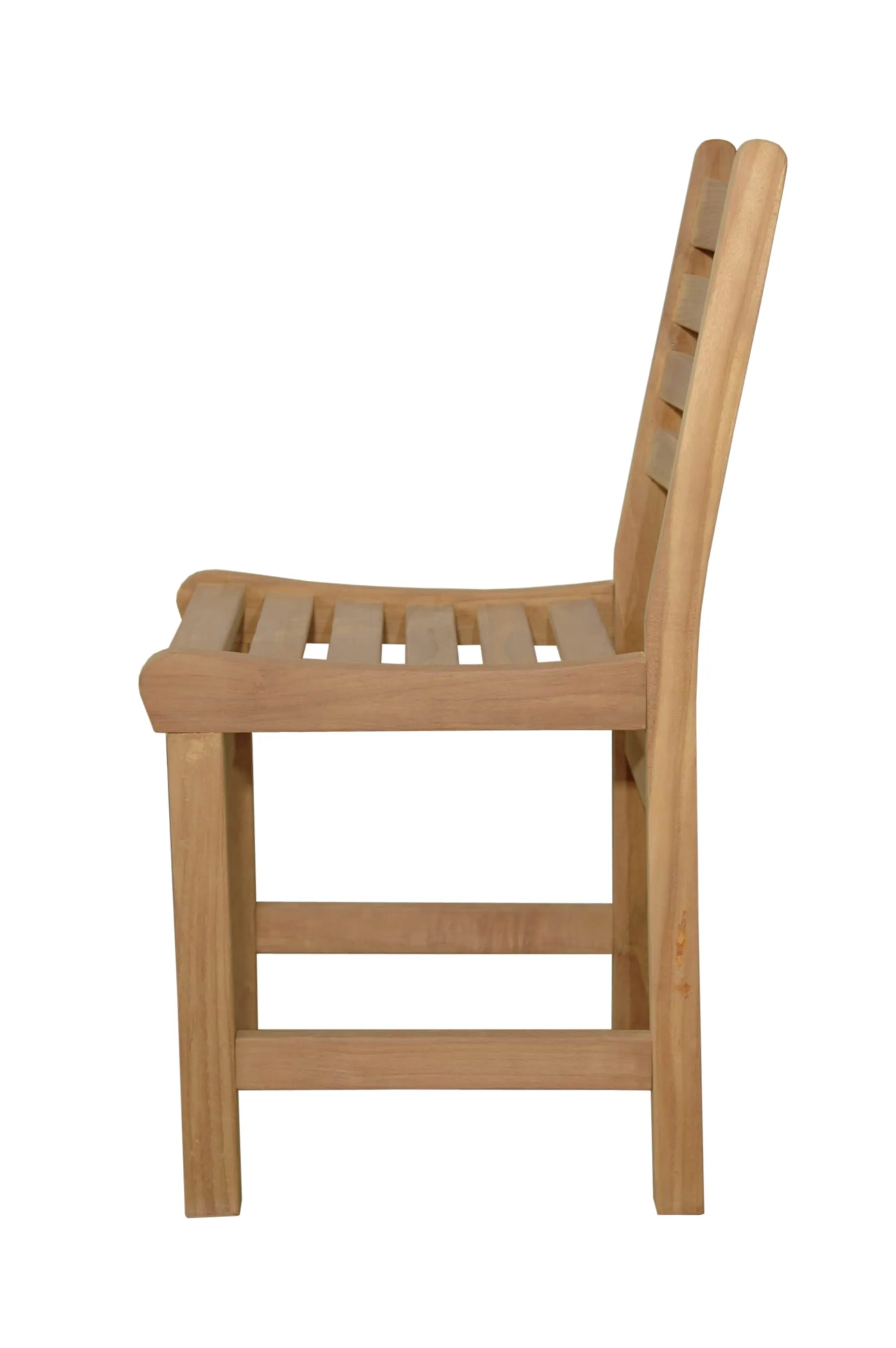 Windham Dining Chair, 34 H x 17 W x18.5 L, Crafted in Raw Teak, Arrives in 5-9 Working Days.