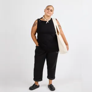 Women’s Black Chemotherapy Tank Top