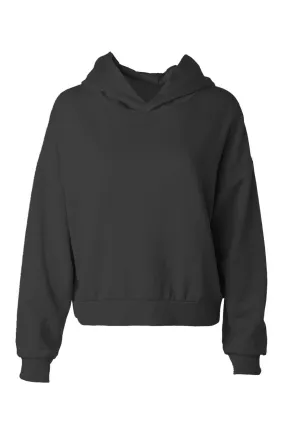 Women's Black Hip Height Hoodie