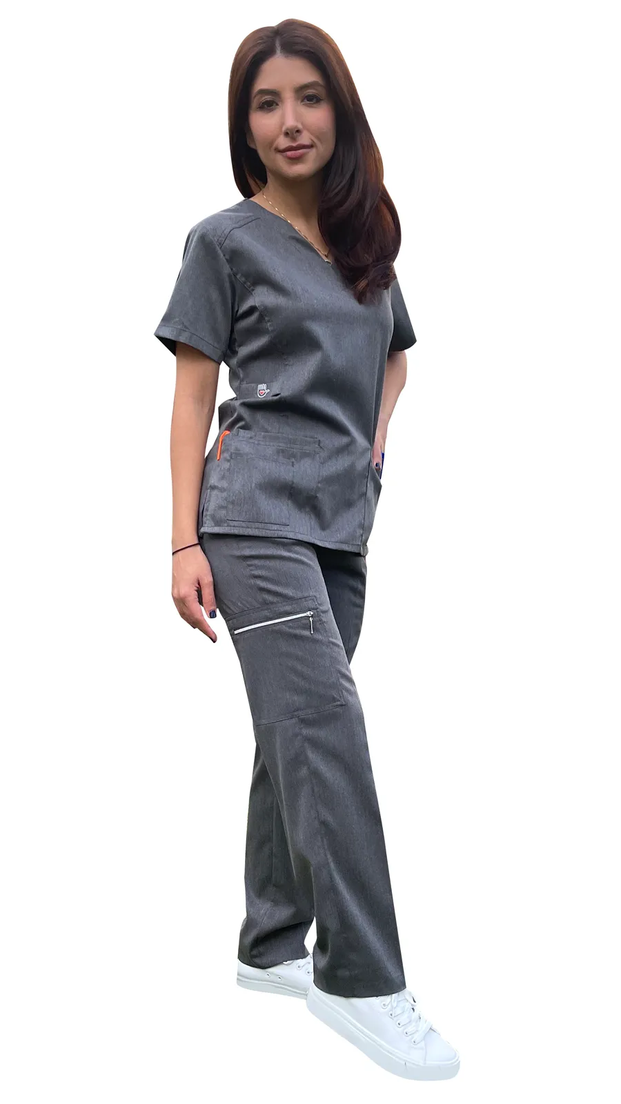 Women's Gentle Stretch Slim Fit Zipper Set - Style ST88