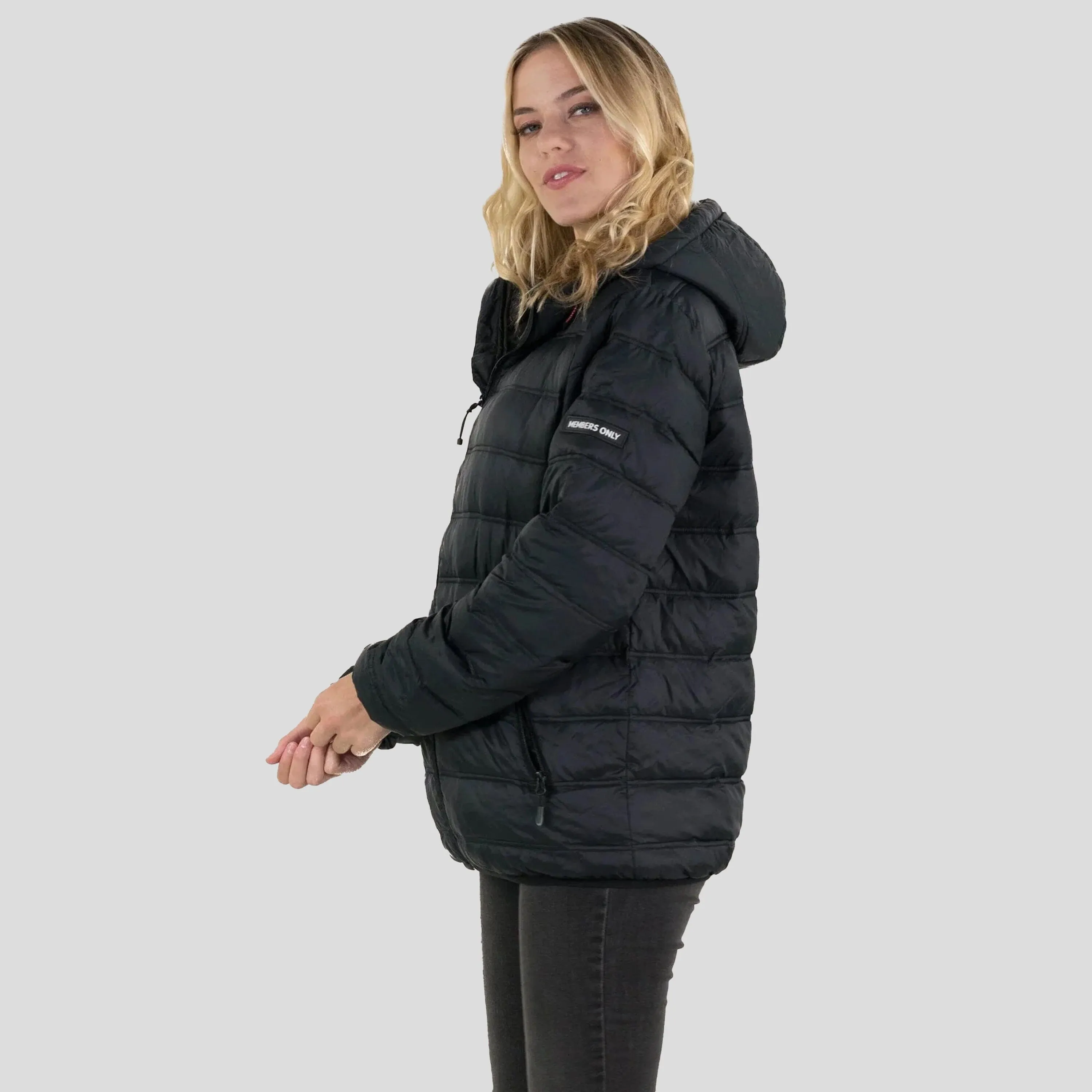 Women's Zip Front Puffer Oversized Jacket - FINAL SALE