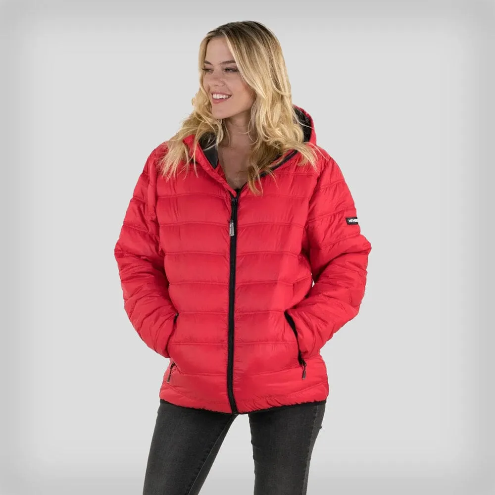 Women's Zip Front Puffer Oversized Jacket - FINAL SALE