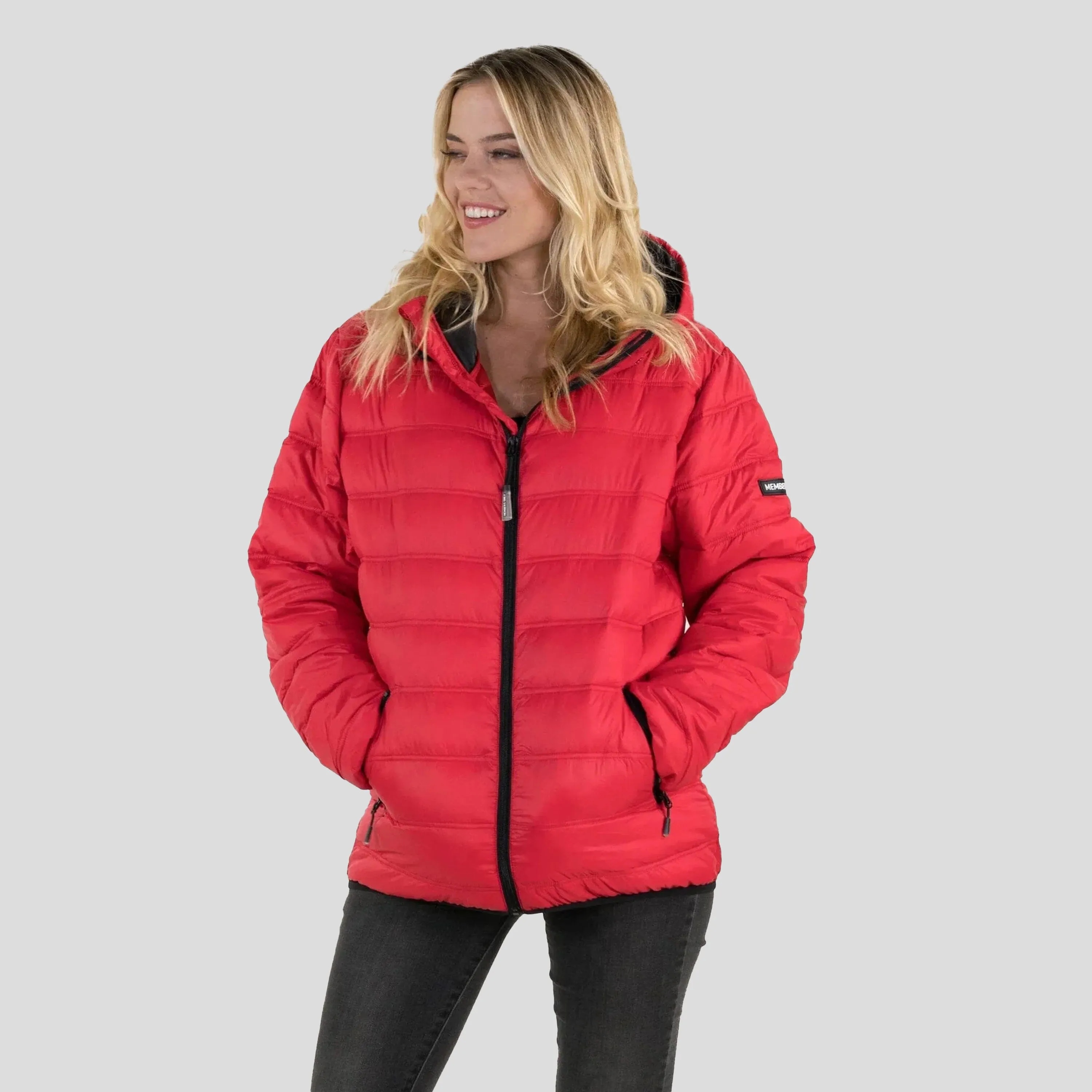 Women's Zip Front Puffer Oversized Jacket - FINAL SALE