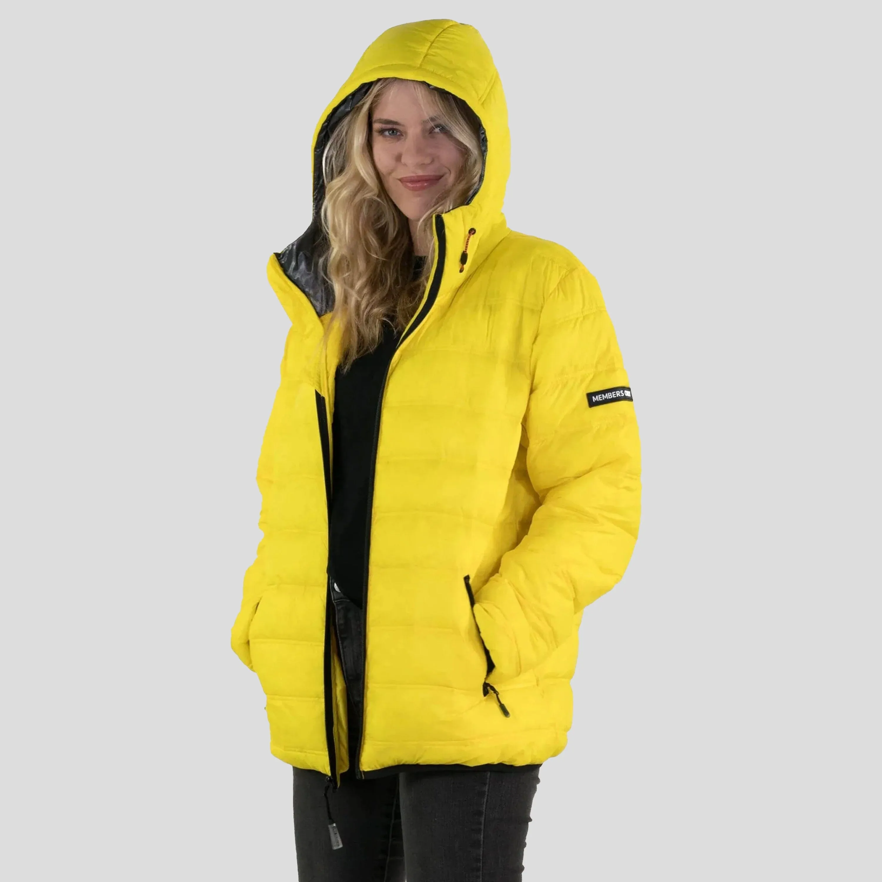 Women's Zip Front Puffer Oversized Jacket - FINAL SALE