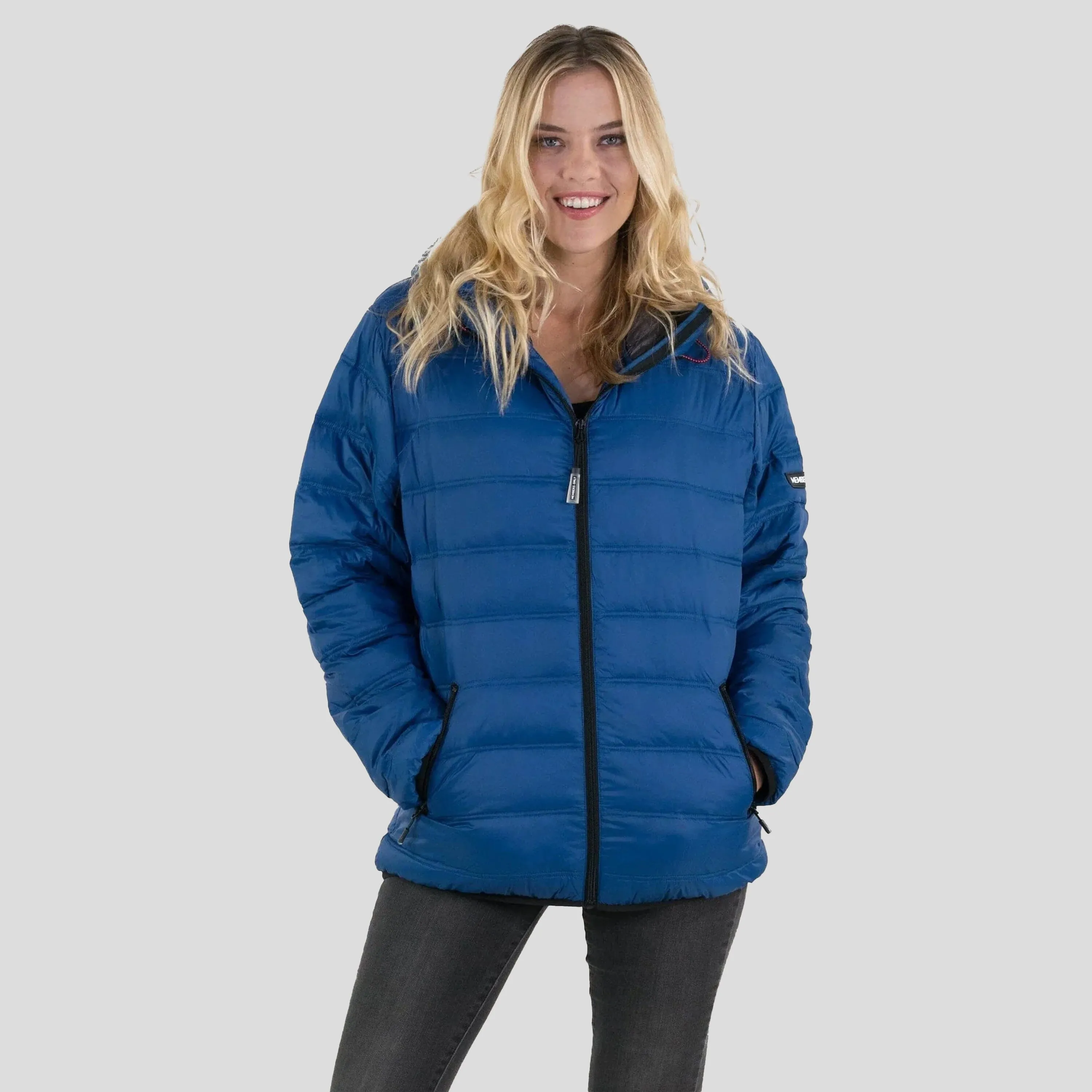 Women's Zip Front Puffer Oversized Jacket - FINAL SALE