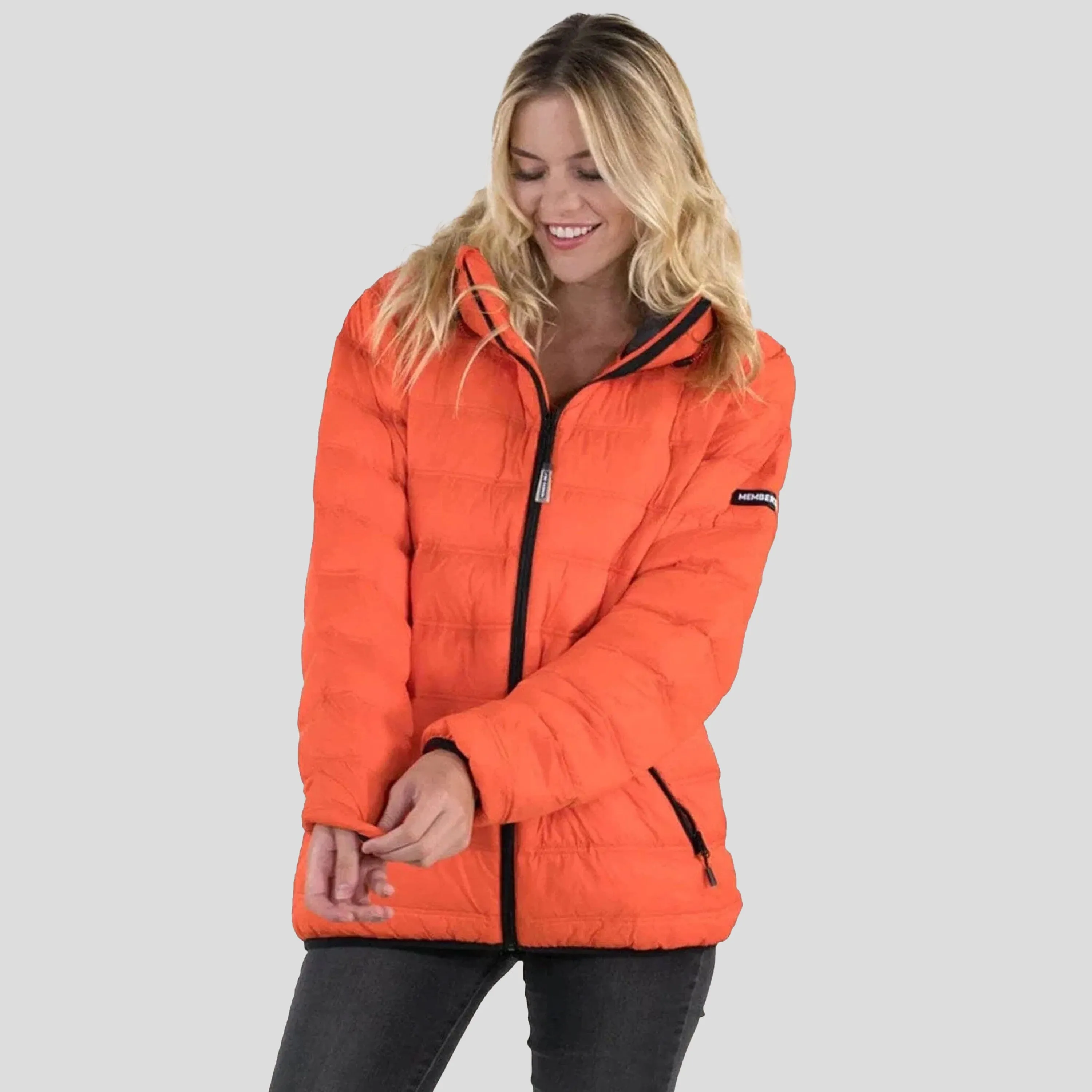 Women's Zip Front Puffer Oversized Jacket - FINAL SALE