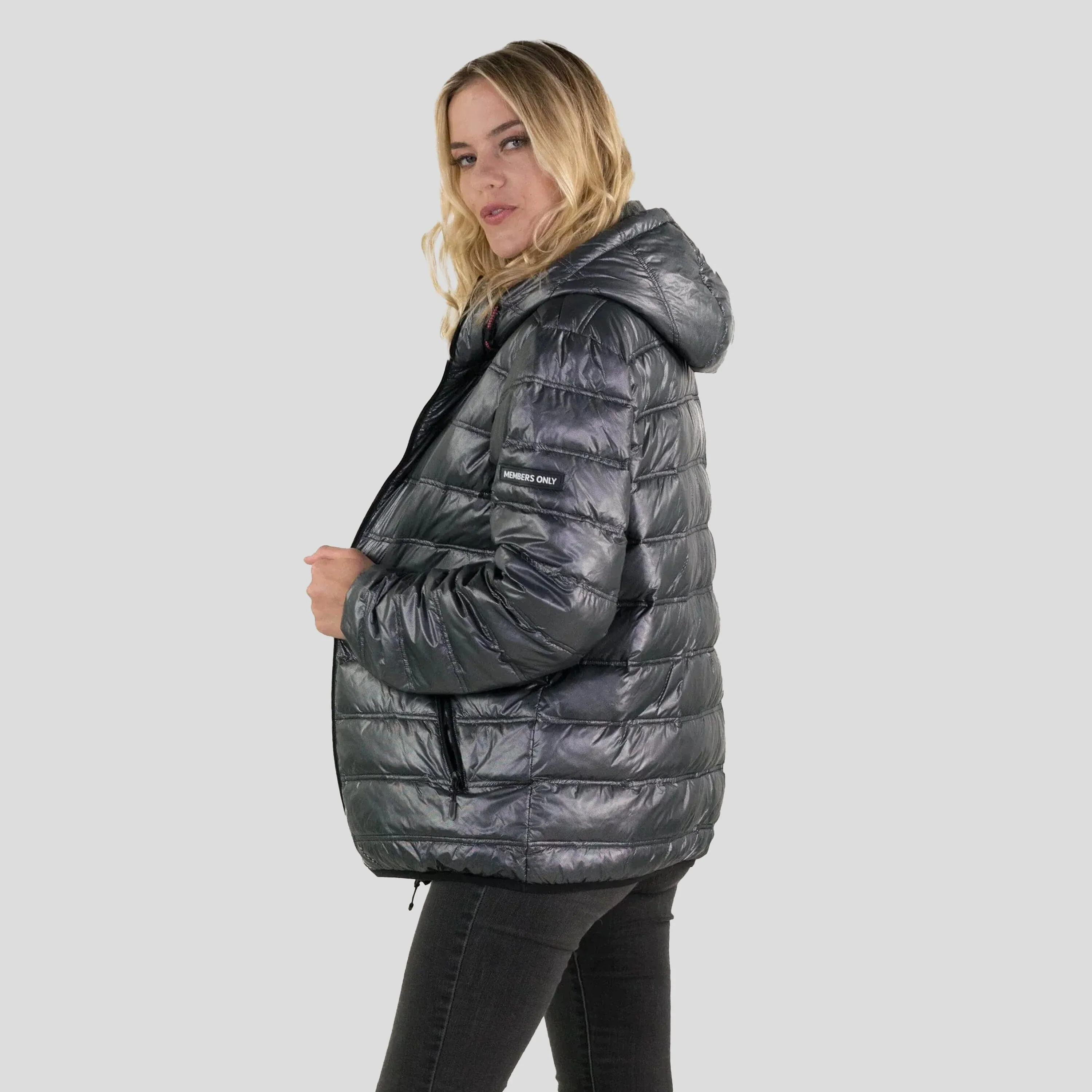 Women's Zip Front Puffer Oversized Jacket - FINAL SALE