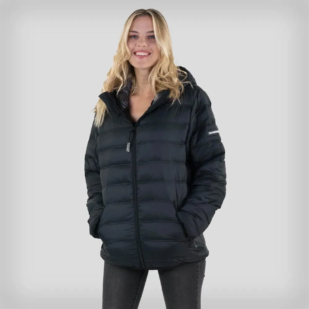 Women's Zip Front Puffer Oversized Jacket - FINAL SALE