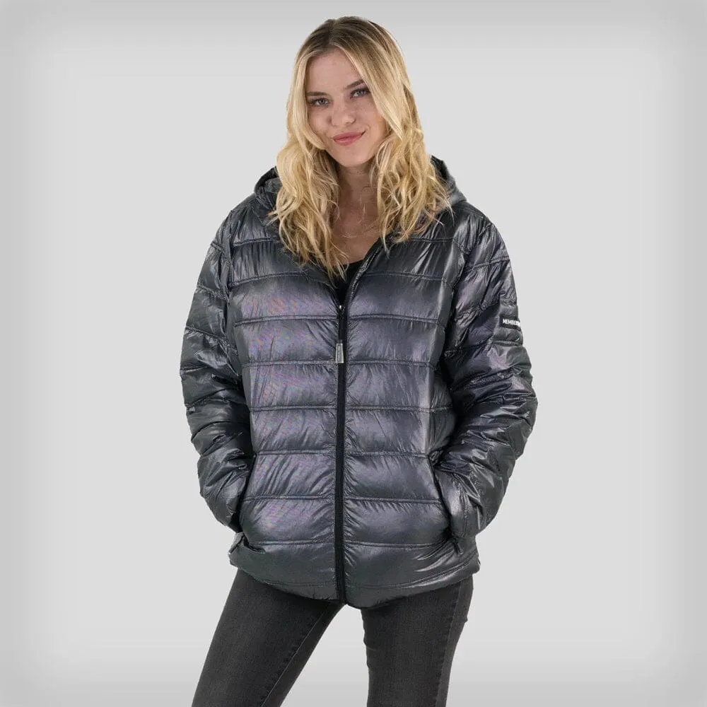 Women's Zip Front Puffer Oversized Jacket - FINAL SALE