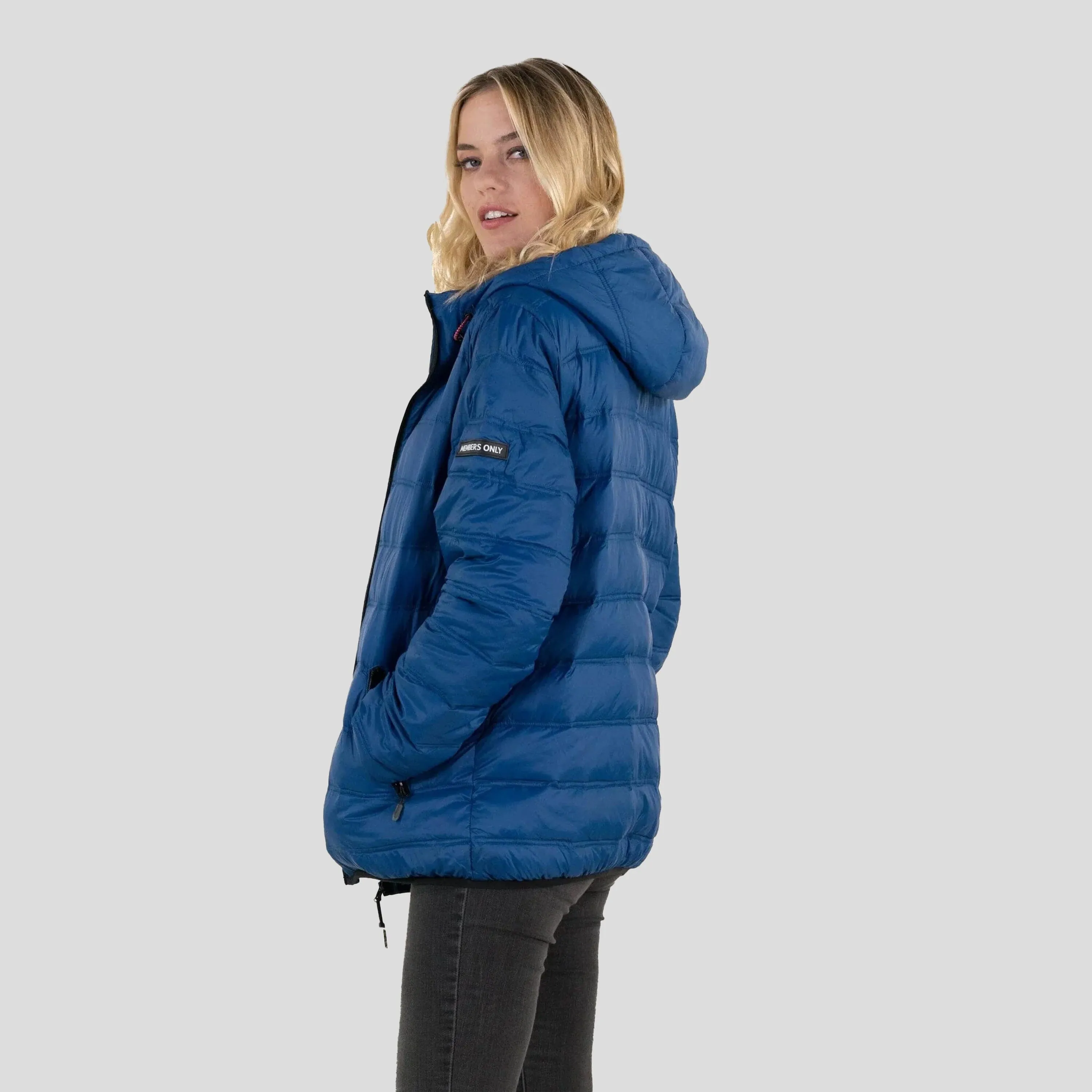 Women's Zip Front Puffer Oversized Jacket - FINAL SALE