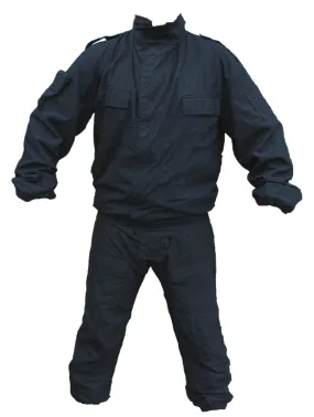 Yaffy Flame Retardant Riot Overall Coverall 2 Part Zip Off Navy Blue YC01B