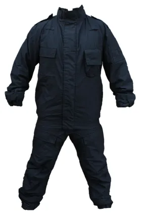 Yaffy Flame Retardant Riot Overall Coverall 2 Part Zip Off Navy Blue YC02A