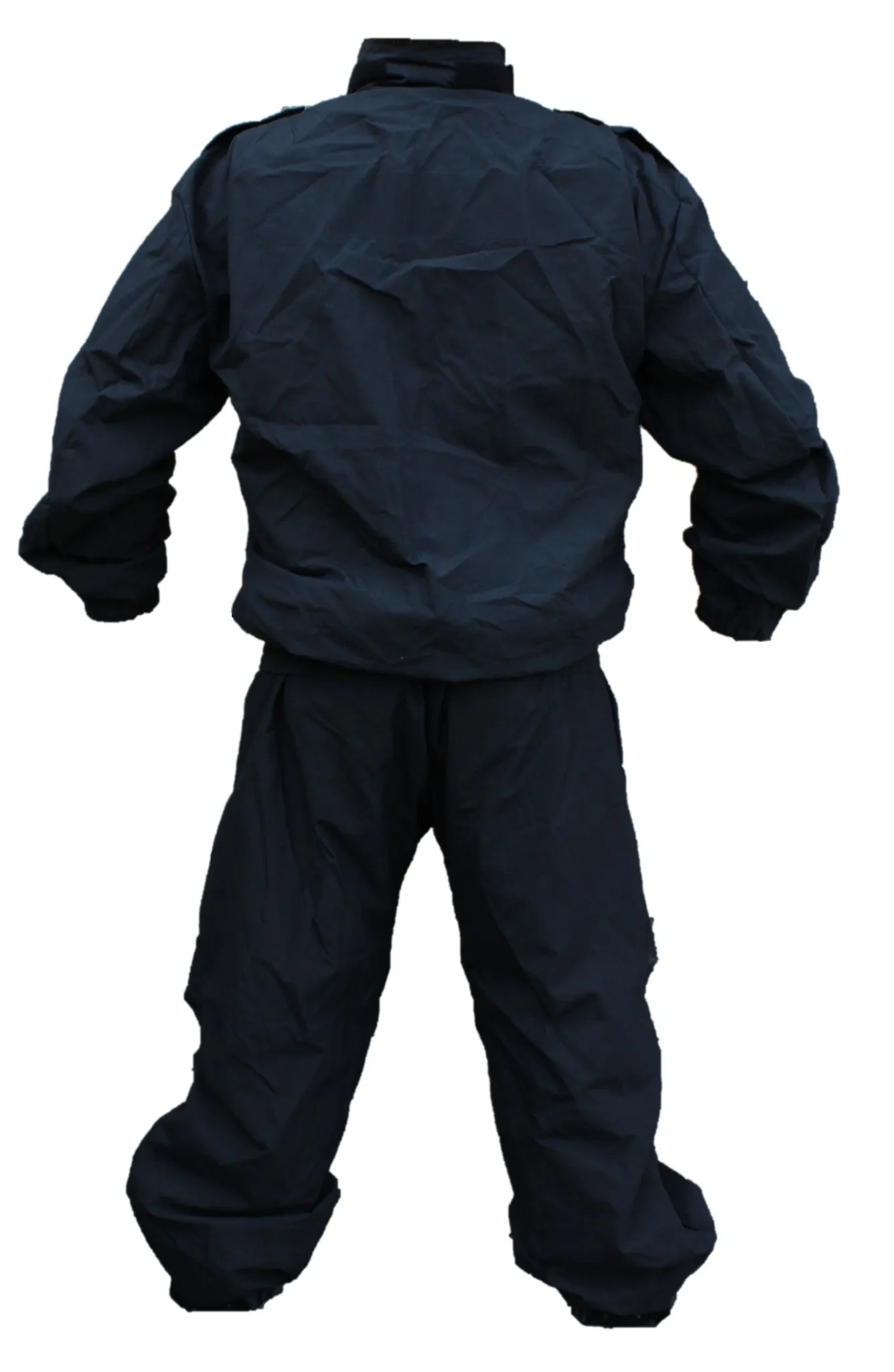 Yaffy Flame Retardant Riot Overall Coverall 2 Part Zip Off Navy Blue YC03A