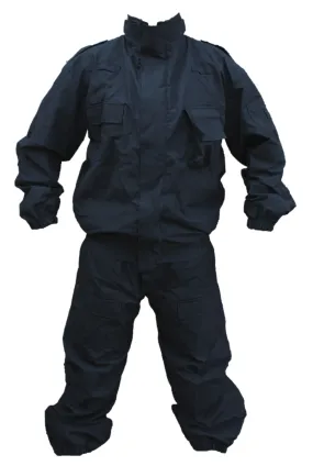 Yaffy Flame Retardant Riot Overall Coverall 2 Part Zip Off Navy Blue YC03A