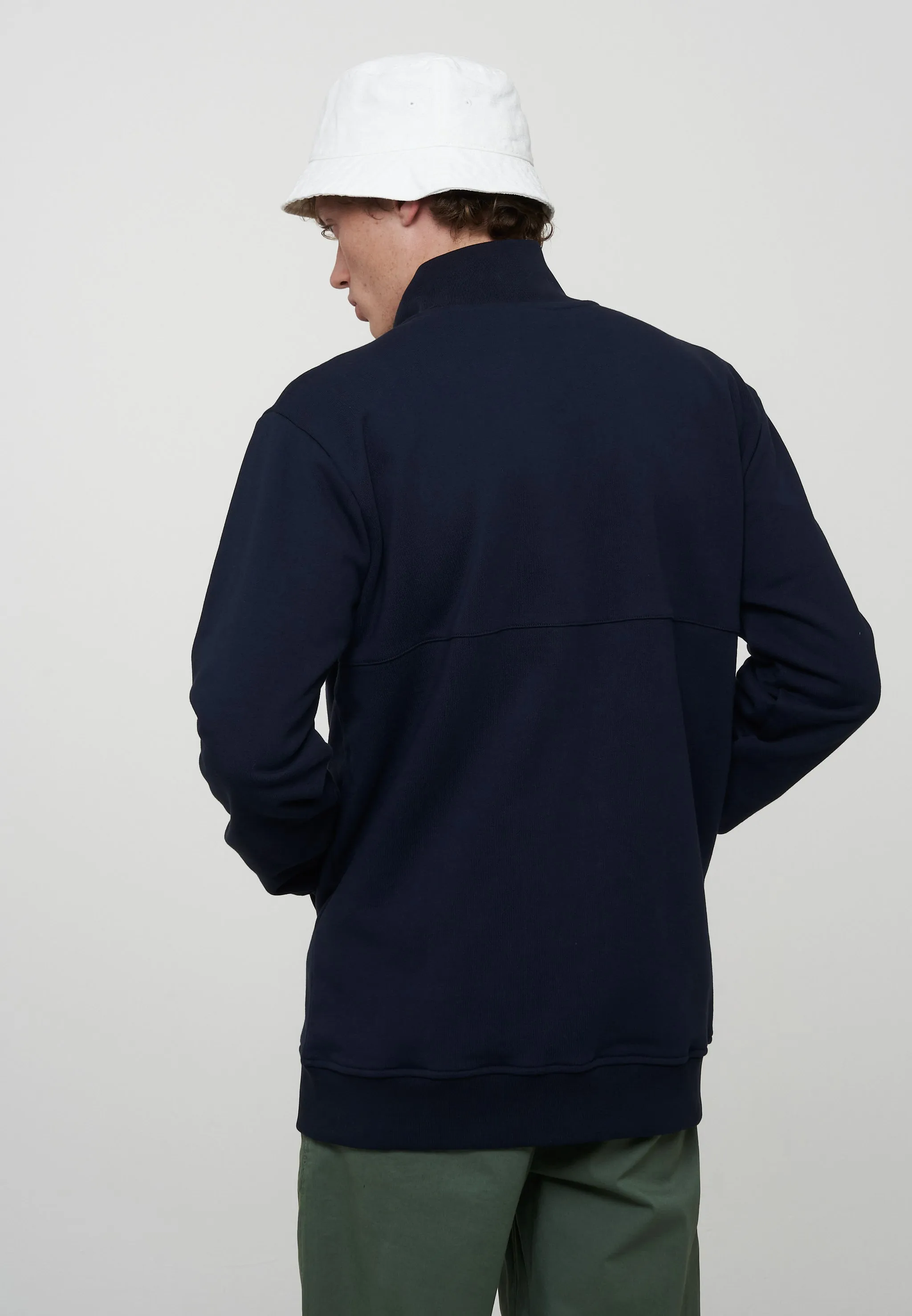 Zipper Jacket Clematis dark navy | recolution